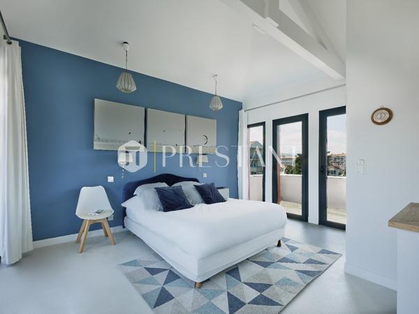 NIVELLE – MAISON CONTEMPORAINE A LOUER AVEC PISCINE PLAGE A PIED – 10 PERSONNES, CIBOURE