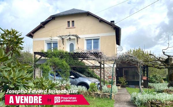 Maison 4 chambres -121 m² - Jardin paysager 2500  m² -Garage  45 m²