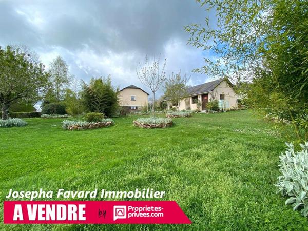 Maison 4 chambres -121 m² - Jardin paysager 2500  m² -Garage  45 m²