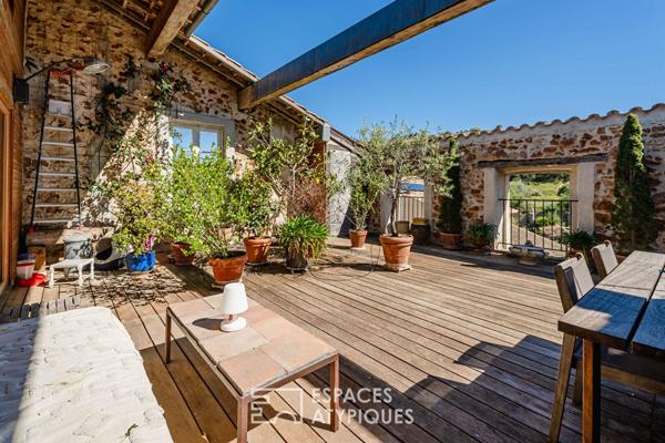 Propriété de charme et d’exception avec rooftop et garage