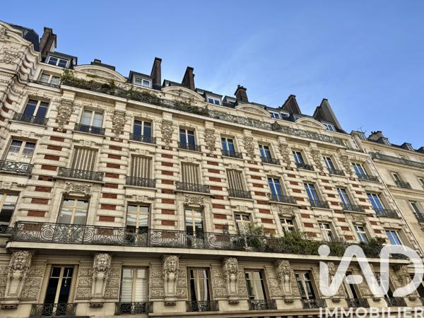 Studio à vendre 34,43 m² Paris 8