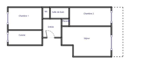 Appartement à vendre 3 pièces 53 m² Paris 18