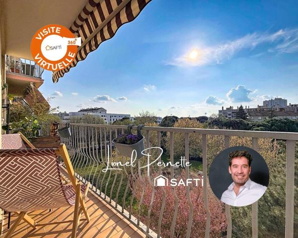 Cusset/Médipole. T3 résidence sécurisée avec parc