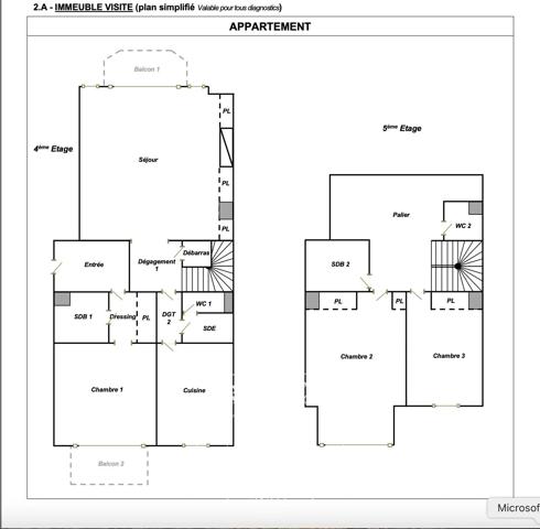 Deauville, Appartement 3 Chambres -  137 m² à vendre