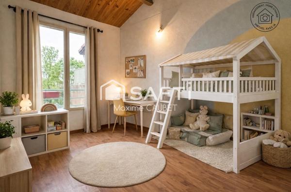Maison T3bis avec jardin+combles aménagés+terrasse
