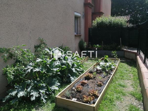 Maison T3bis avec jardin+combles aménagés+terrasse