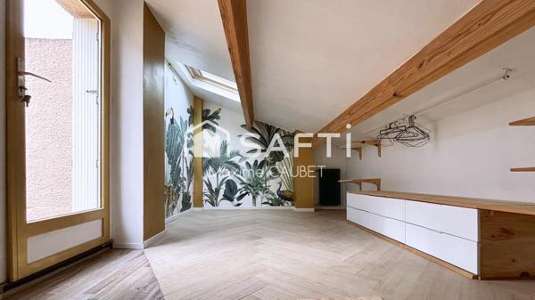 Maison T3bis avec jardin+combles aménagés+terrasse