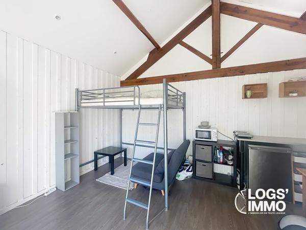 Pessac – Studio meublé 18 m² – Terrasse – Eau/électricité/chauffage inclus
