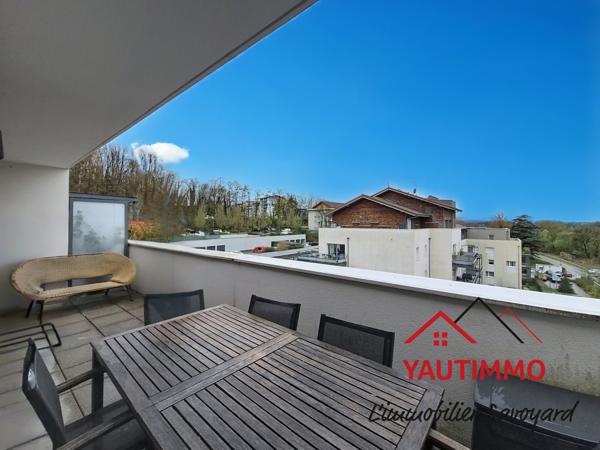 Annecy (74940) Attique T3 75 m² dernier étage avec terrasse, cave et garages possibles – Annecy Minoterie