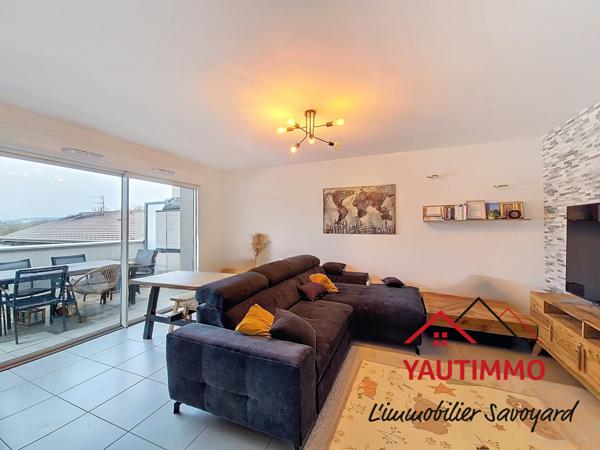 Annecy (74940) Attique T3 75 m² dernier étage avec terrasse, cave et garages possibles – Annecy Minoterie