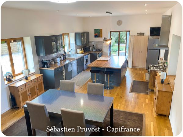 Maison à vendre 4 pièces PROCHE SAINT PARDOUX LA RIVIERE (24), 100m2 hab., terrain 2600m2 env dont 1320 avec Cu, 2 chambres