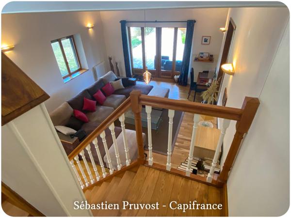 Maison à vendre 4 pièces PROCHE SAINT PARDOUX LA RIVIERE (24), 100m2 hab., terrain 2600m2 env dont 1320 avec Cu, 2 chambres