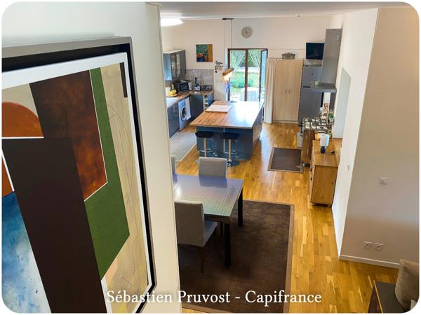 Maison à vendre 4 pièces PROCHE SAINT PARDOUX LA RIVIERE (24), 100m2 hab., terrain 2600m2 env dont 1320 avec Cu, 2 chambres