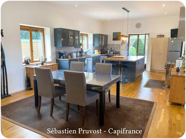 Maison à vendre 4 pièces PROCHE SAINT PARDOUX LA RIVIERE (24), 100m2 hab., terrain 2600m2 env dont 1320 avec Cu, 2 chambres