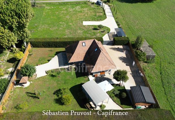 Maison à vendre 4 pièces PROCHE SAINT PARDOUX LA RIVIERE (24), 100m2 hab., terrain 2600m2 env dont 1320 avec Cu, 2 chambres