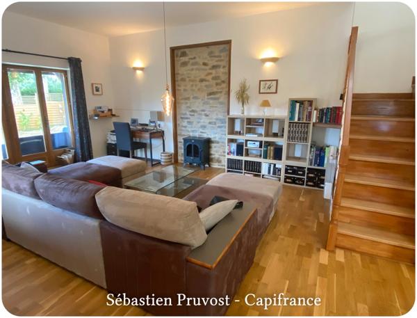 Maison à vendre 4 pièces PROCHE SAINT PARDOUX LA RIVIERE (24), 100m2 hab., terrain 2600m2 env dont 1320 avec Cu, 2 chambres