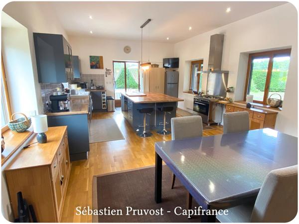 Maison à vendre 4 pièces PROCHE SAINT PARDOUX LA RIVIERE (24), 100m2 hab., terrain 2600m2 env dont 1320 avec Cu, 2 chambres