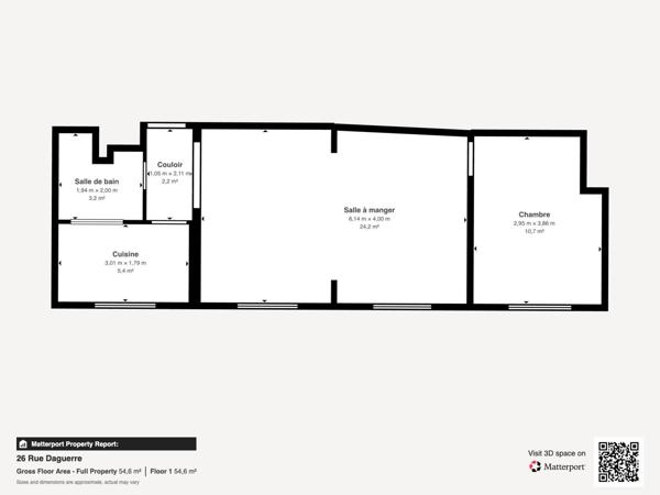 Appartement T2 46 m² avec parking et cave – Mulhouse