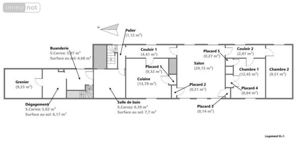 Appartement à vendre à Rouen en Seine-Maritime (76000), ref : 76007-758