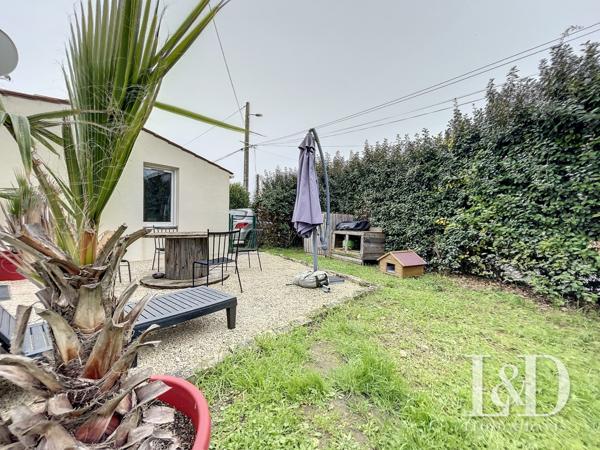Marennes centre : maison de plain-pied 2 chambres avec jardin