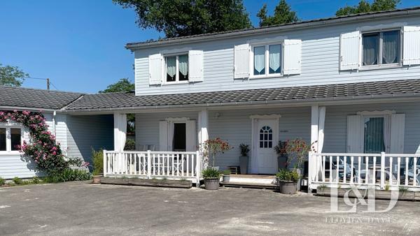 LA TREMBLADE : maison ossature bois 190 m² avec piscine sur 1000 m² de terrain