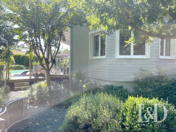 LA TREMBLADE : maison ossature bois 190 m² avec piscine sur 1000 m² de terrain