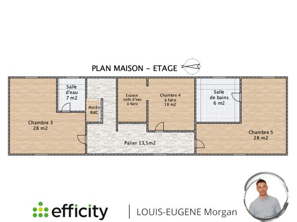 Maison 7 pièces - 206 m² Exclusivité efficity