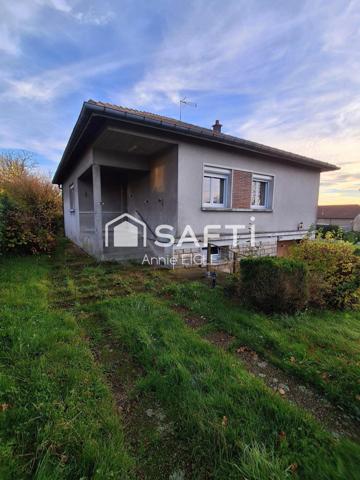 MAISON INDIVIDUELLE SUR SOUS SOL COMPLET A MONTFAUCON D'ARGONNE