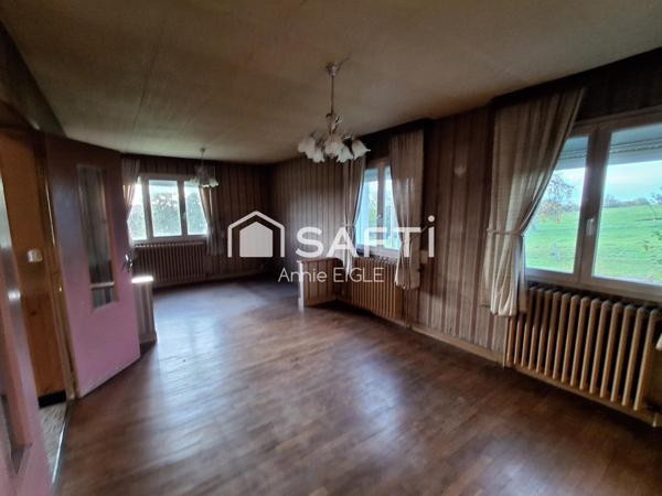 MAISON INDIVIDUELLE SUR SOUS SOL COMPLET A MONTFAUCON D'ARGONNE