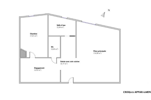 Appartement à vendre 2 pièces 35 m² Le Gua