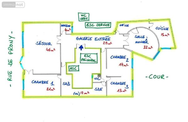 Appartement à vendre à Paris 17e arrondissement à Paris (75017), ref : 75022-892