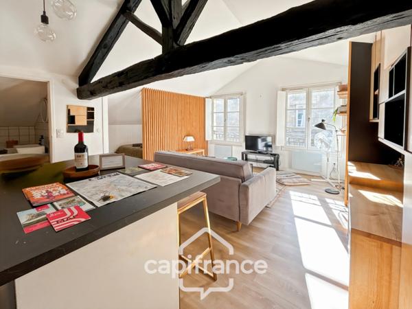 BORDEAUX (33) Quartier Saint Pierre /Apt T1bis / lumineux, spacieux, stationnement vélo