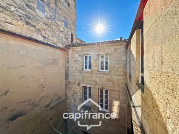 BORDEAUX (33) Quartier Saint Pierre /Apt T1bis / lumineux, spacieux, stationnement vélo