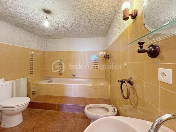 ✨En exclusivité chez BSK Immobilier

🏠Découvrez cette charmante maison de ville en pierre, pleine de caractère, offrant de beaux volumes et un fort potentiel d'aménagement.

Au rez-de-chaussée, vous trouverez une entrée desservant une jolie cuisine récente, aménagée et équipée, un salon/séjour lumineux, une chambre, une salle d'eau entièrement rénovée avec douche, meuble vasque et rangements, un bureau, un WC indépendant, une cave ainsi qu'un grand garage avec porte motorisée et un espace atelier.

À l'étage, la maison dispose de trois chambres, d'une spacieuse salle de bains avec WC et d'un vaste grenier aménageable, offrant de nombreuses possibilités d'agrandissement selon vos envies.

Son charmant terrain de 345 m2 saura vous séduire.

⭐ Les atouts de cette maison :

✅ Maison en pierre pleine de charme proche de toutes les commodités
✅ Cuisine récente aménagée et équipée
✅ Fenêtres PVC double vitrage au rez de chaussée
✅ Volets roulants électriques rez de chaussée et étage
✅ Tableau électrique refait
✅ Porte de garage motorisée
✅ Chaudière gaz récente
✅ Grand garage avec atelier
✅ Grenier offrant de nombreuses possibilités d'aménagement

🛠️ Quelques travaux de rénovation permettront de révéler tout le potentiel de cette maison et de créer un véritable cocon à votre image.

💙 Une belle opportunité à ne pas manquer ! Contactez-moi dès aujourd'hui pour organiser une visite et découvrir tout le potentiel de ce bien.
