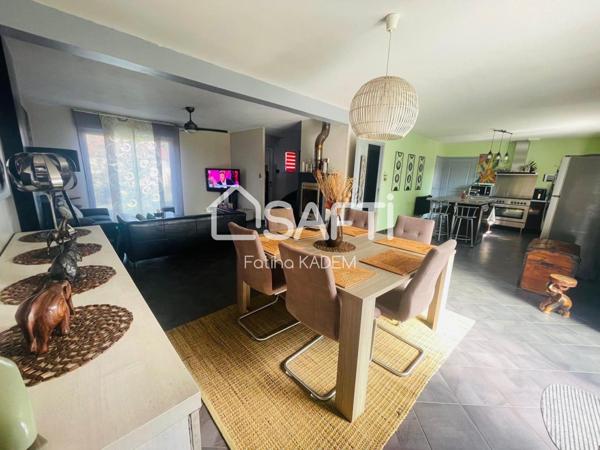 MAISON Individuelle 4 chambres,un beau terrain sans vis à vis