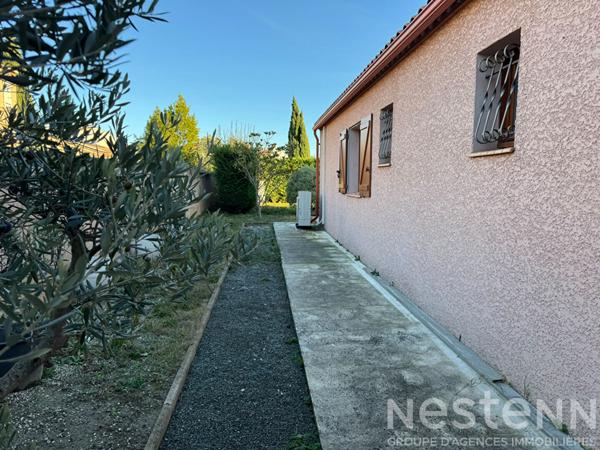 Pavillon plain-pied quatre faces avec terrain piscine dépendance et bonne exposition à Cazilhac proche Carcassonne