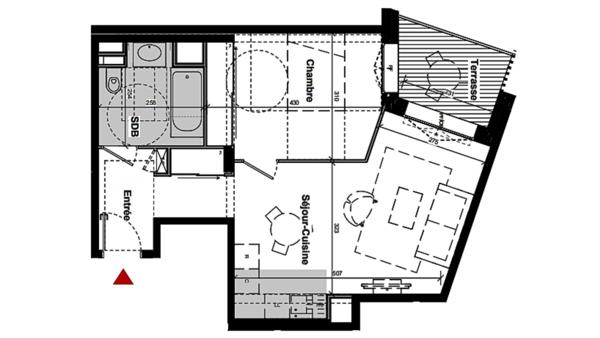 Appartement à vendre 2 pièces 47 m² Saint-Julien-en-Genevois