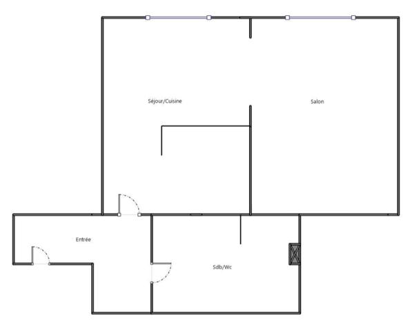 Appartement à vendre 2 pièces 43 m² 