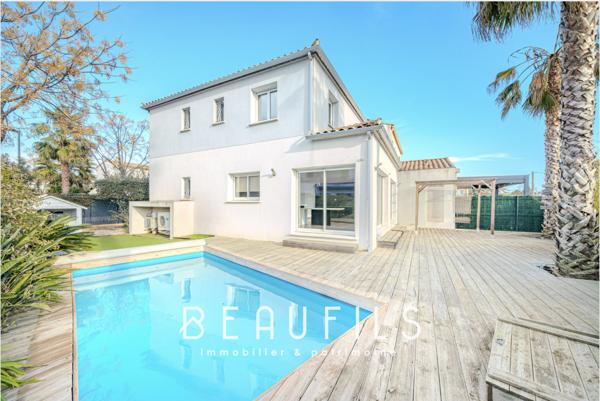 Aigues-Mortes (30220) EXCLUSIVITÉ - AIGUES-MORTES – VILLA CONTEMPORAINE 113.20M² – PISCINE & GARAGE