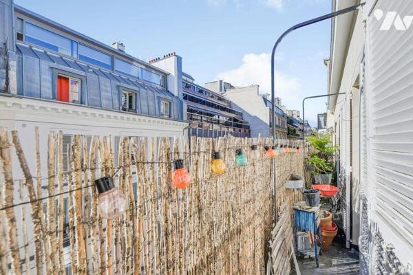  PARIS 8ème - rue de Miromesnil - Bel appartement sur balcon filant 9.45m² lumineux