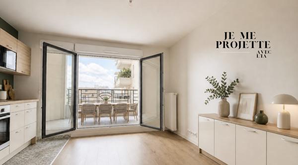 Saint-Ouen-sur-Seine (93400) En exclusivité, Rue des Rosiers – Résidence récente de standing, appartement traversant avec balcon et parking