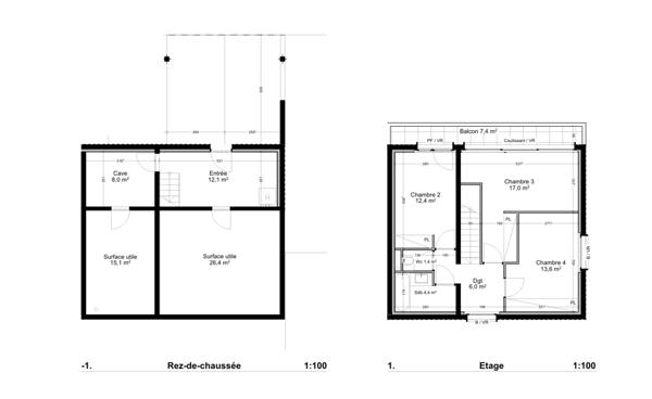 maison à vendre 4 pièces EVIAN LES BAINS (74)
