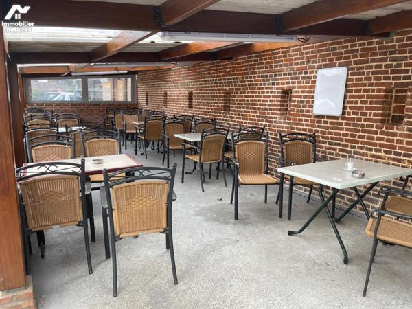 5min d'Yvetot, fonds de commerce restauration, bar, tabac, billetterie, parking et terrasse couverte