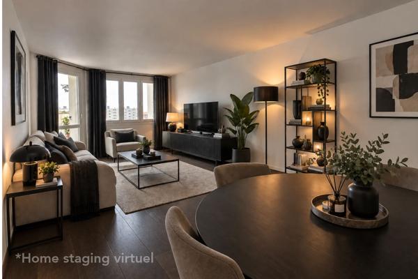Asnieres Sur Seine : appartement T4 (86,13 m² Carrez) + terrasse