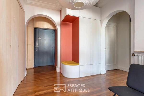 Appartement art déco rénové par un architecte