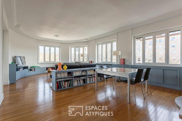 Appartement art déco rénové par un architecte