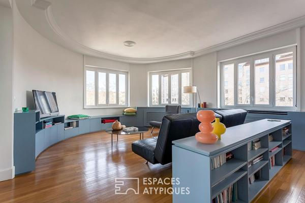 Appartement art déco rénové par un architecte