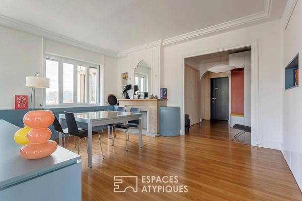 Appartement art déco rénové par un architecte