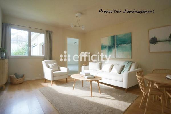 Appartement 2 pièces - 47 m² Exclusivité efficity