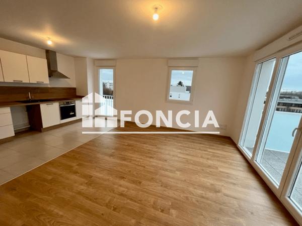 Location Appartement 4 pièces 80.7 m² - 21 ROUTE DU RHIN Illkirch Graffenstaden 67400